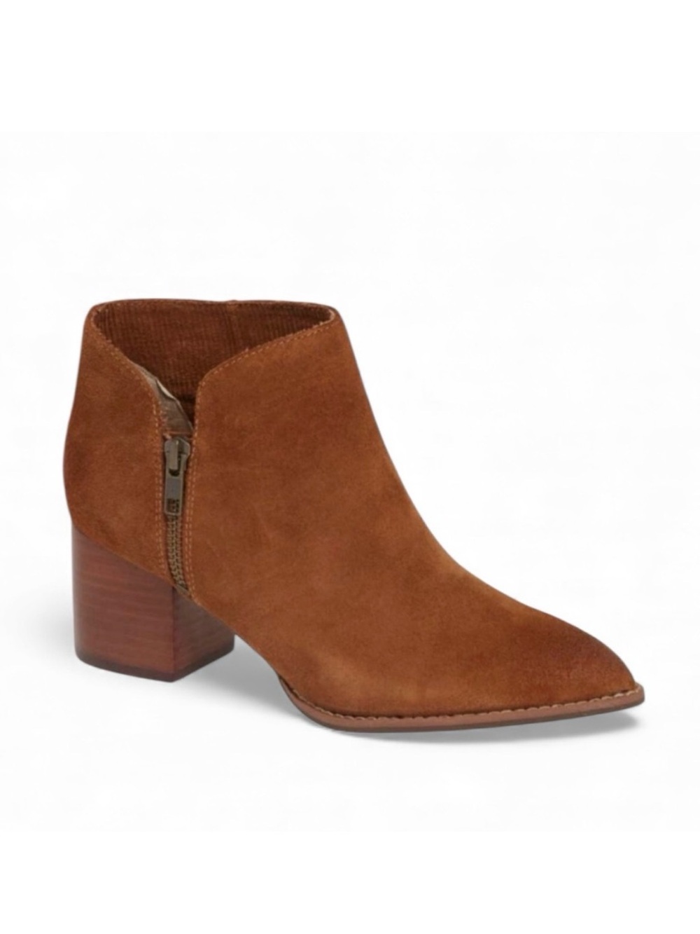 Seychelles Chaparral Suede Bootie in Cognac Size 7 1/2